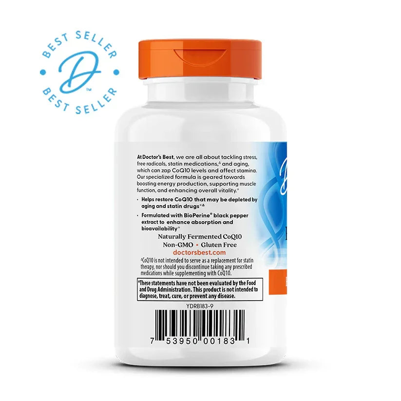 Co-enzym Q10 supplement met BioPerine in verpakking