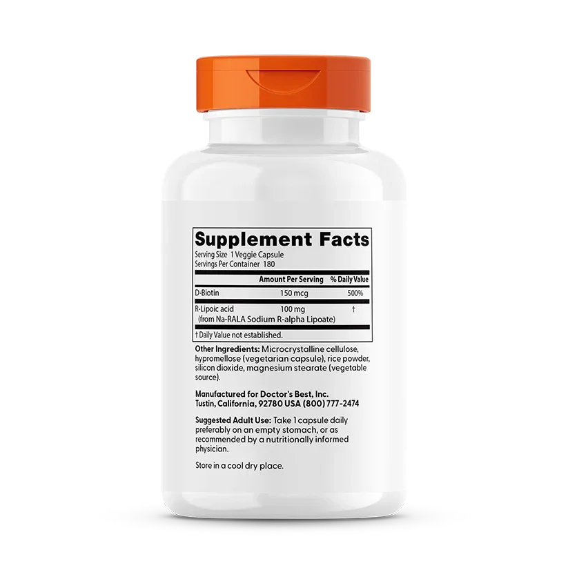 R-alpha lipoic acid with BioEnhanced® Na-RALA