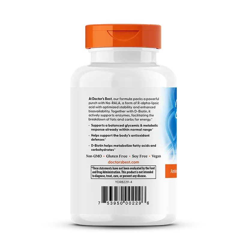 R-alpha lipoic acid with BioEnhanced® Na-RALA