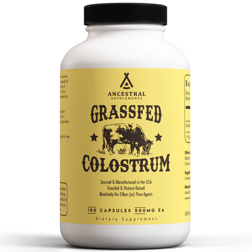 Grass-Fed Bovine Colostrum - 180 capsules