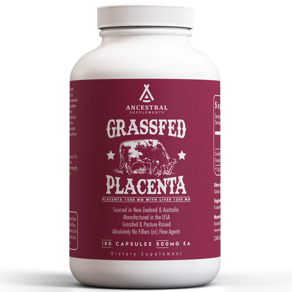 Grass-Fed Placenta - 180 capsules