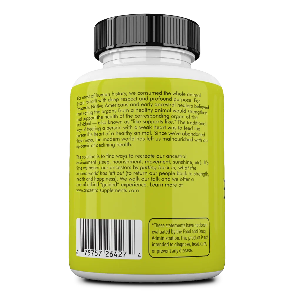 Grass-Fed Beef Pancreas