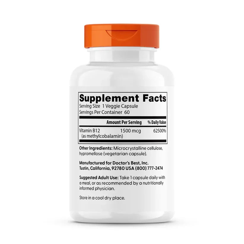 Fully Active B12 - 1500mcg - 60 capsules