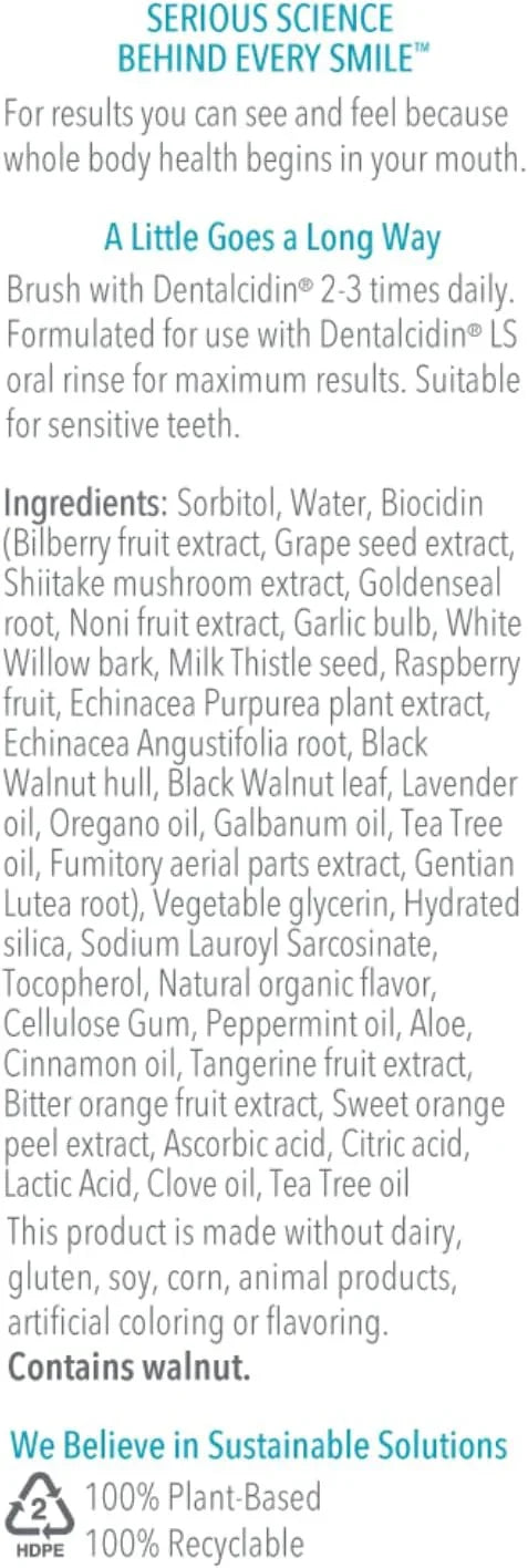 Dentalcidin - Broad-Spectrum Toothpaste with Biocidin®