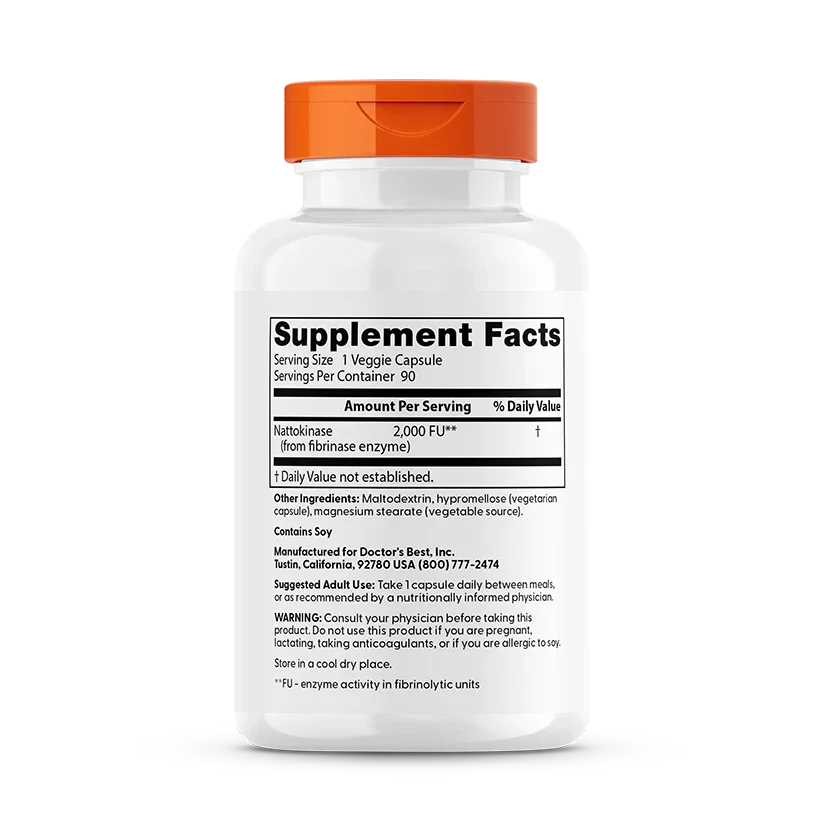 Nattokinase - 2000FU - 90 capsules - Ergomax