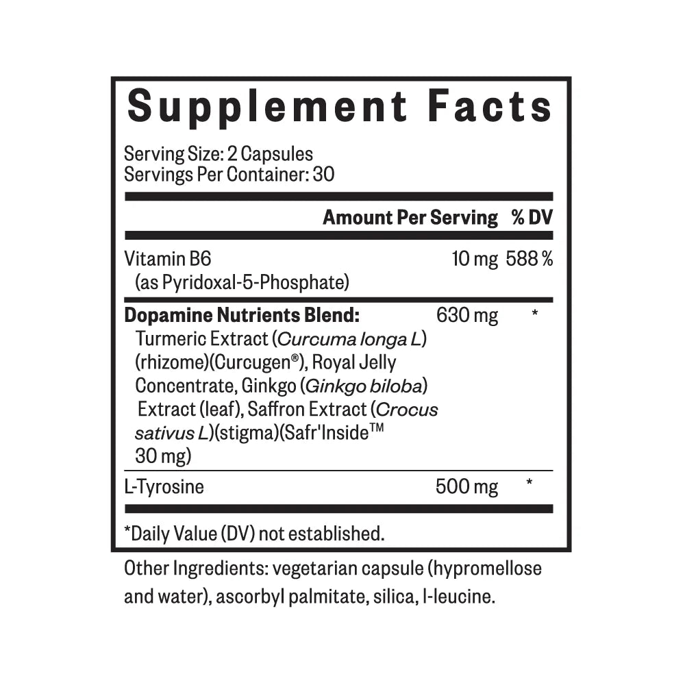 Dopamine Nutrients - 60 capsules