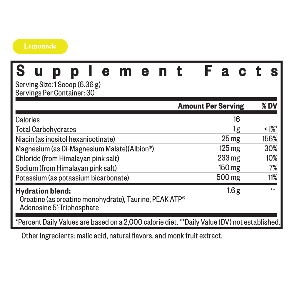 Optimal Electrolyte Lemonade - 191 gram