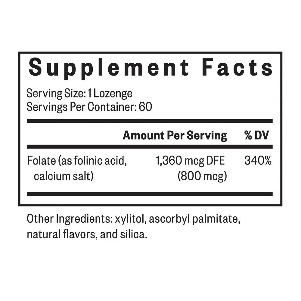Folinic acid - 60 lozenges