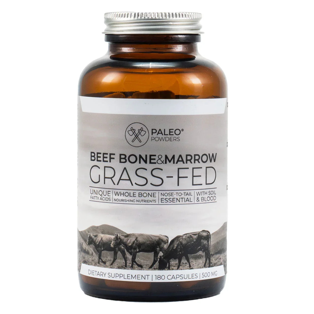 Beef Bone & Marrow - Grass-Fed - 180 capsules
