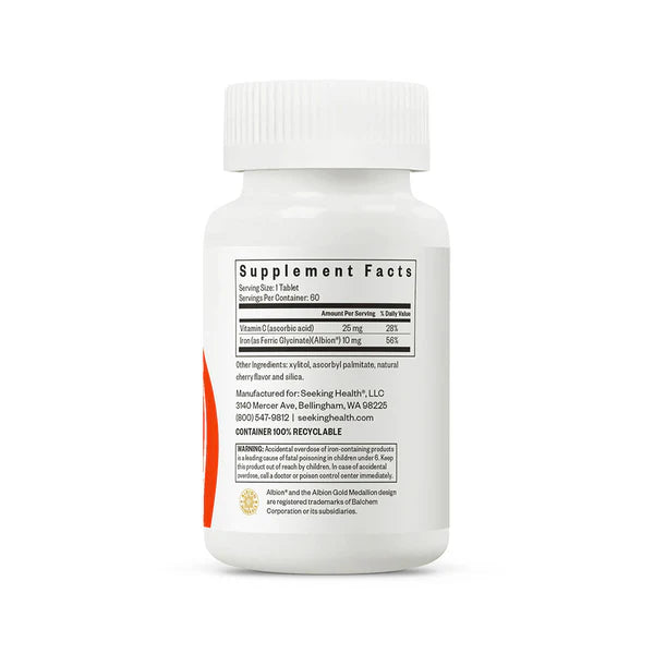 Iron - 60 Chewable Tablets