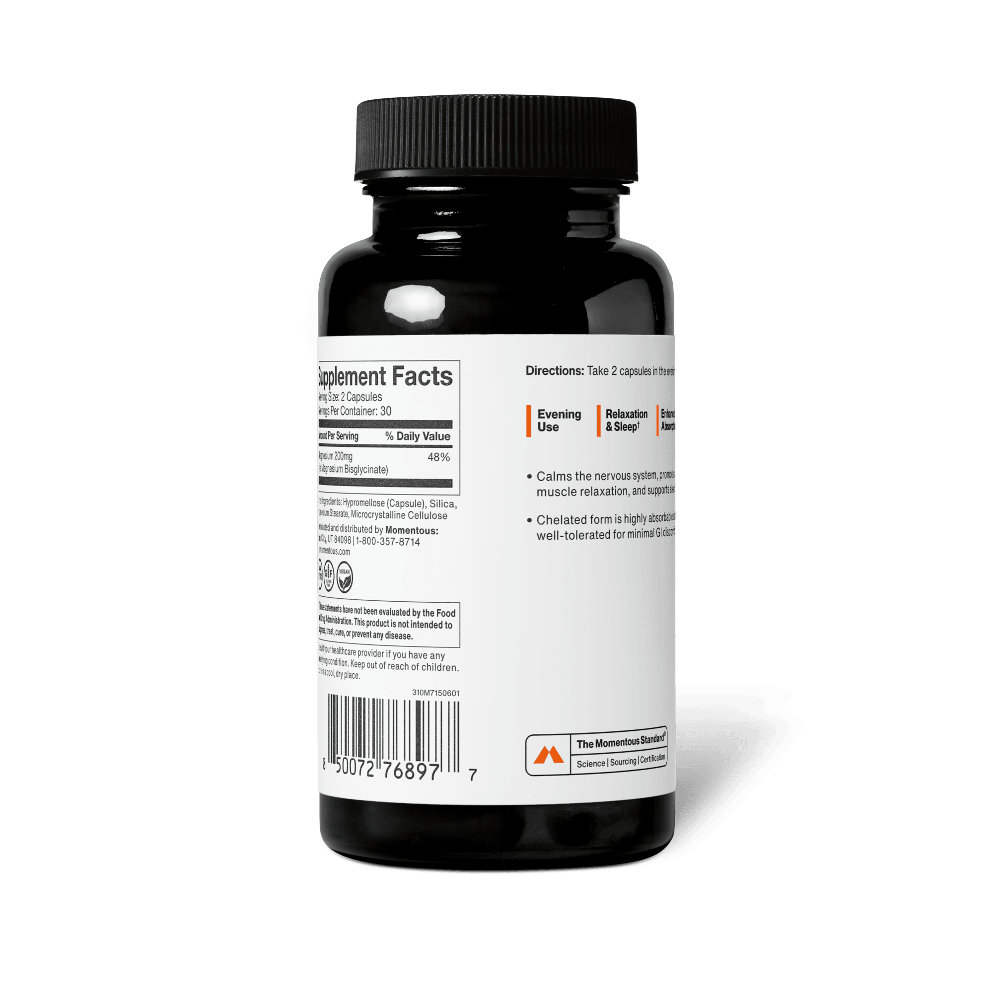 Magnesium bisglycinate - 30 capsules