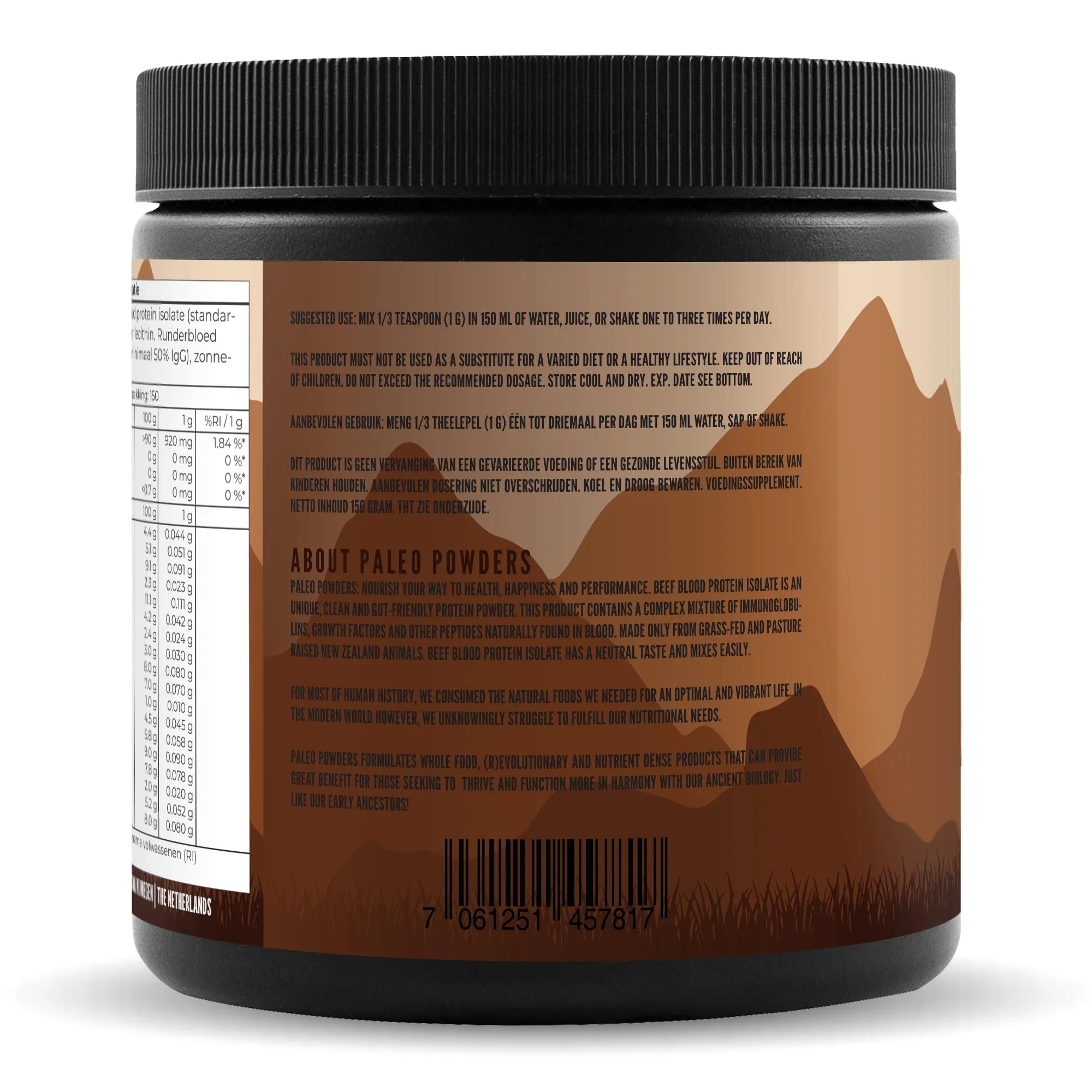 Beef Blood Protein Isolate - Grass-Fed - 150 gram
