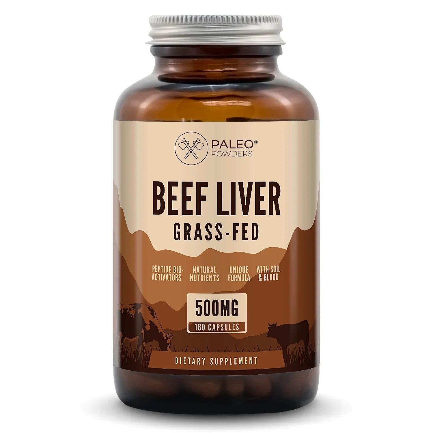 Beef Liver - Grass-Fed - 180 capsules