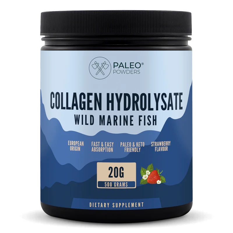 Collagen Hydrolysate - Wild Caught Fish - Strawberry - 500 grams