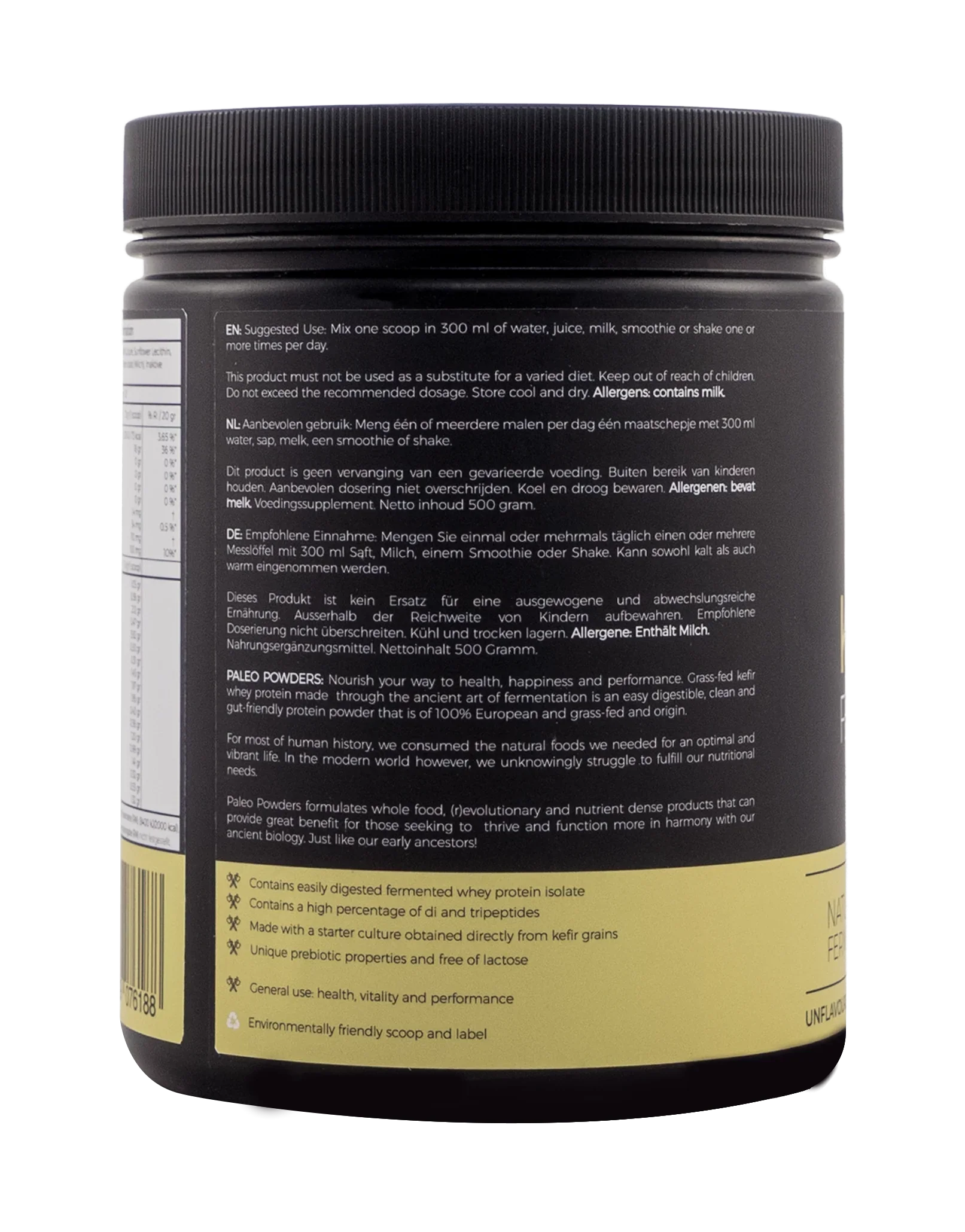 Kefir Whey - Fermented Protein Powder - 500 grams