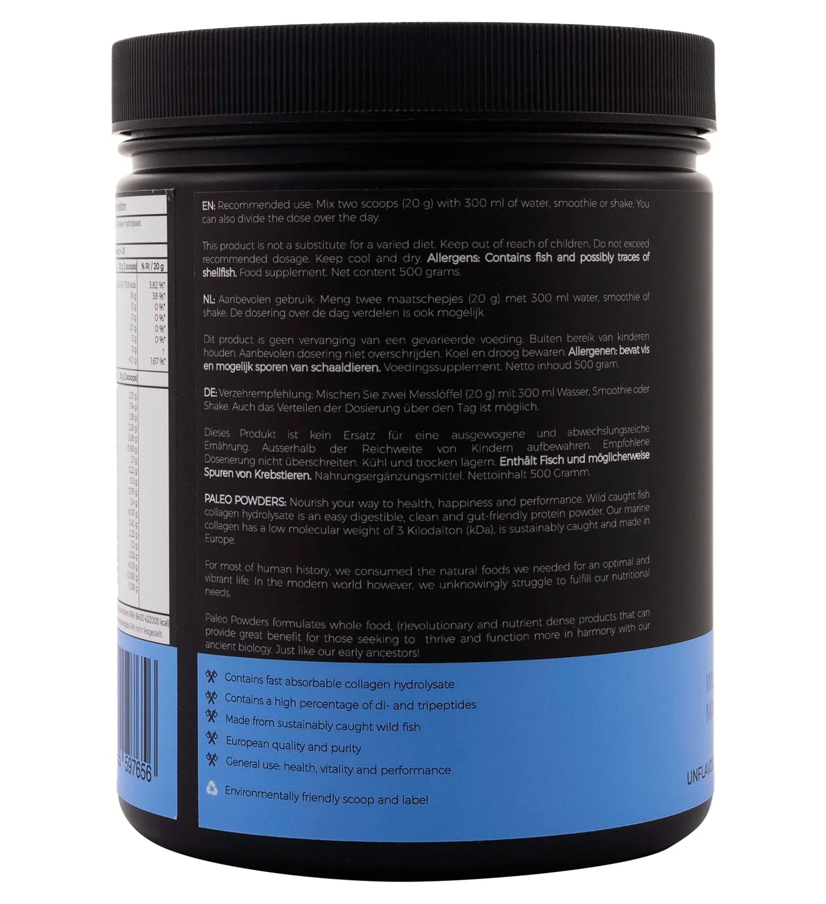 Collagen Hydrolysate - Wild Caught Fish - 500 grams