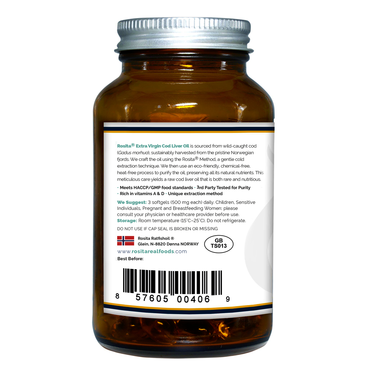 Extra Virgin Cod Liver Oil - 90 softgels