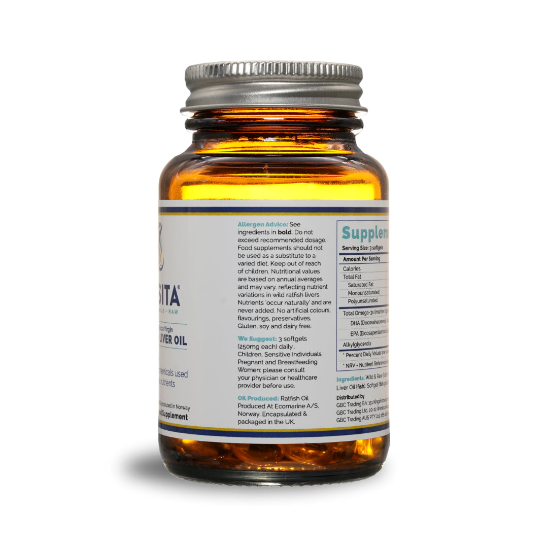 Extra Virgin Ratfish Liver Oil - 90 capsules