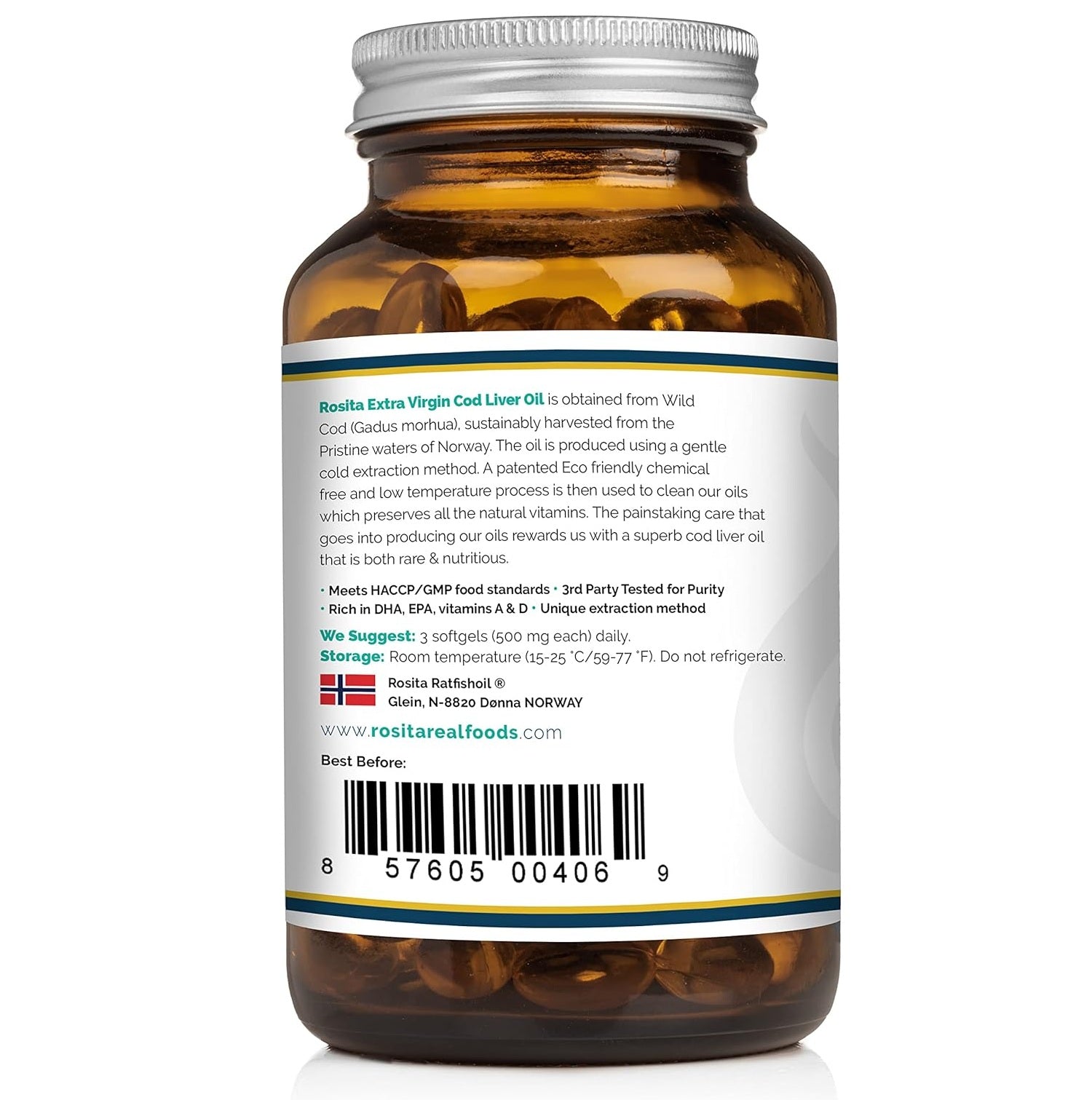 Extra Virgin Cod Liver Oil - 90 softgels