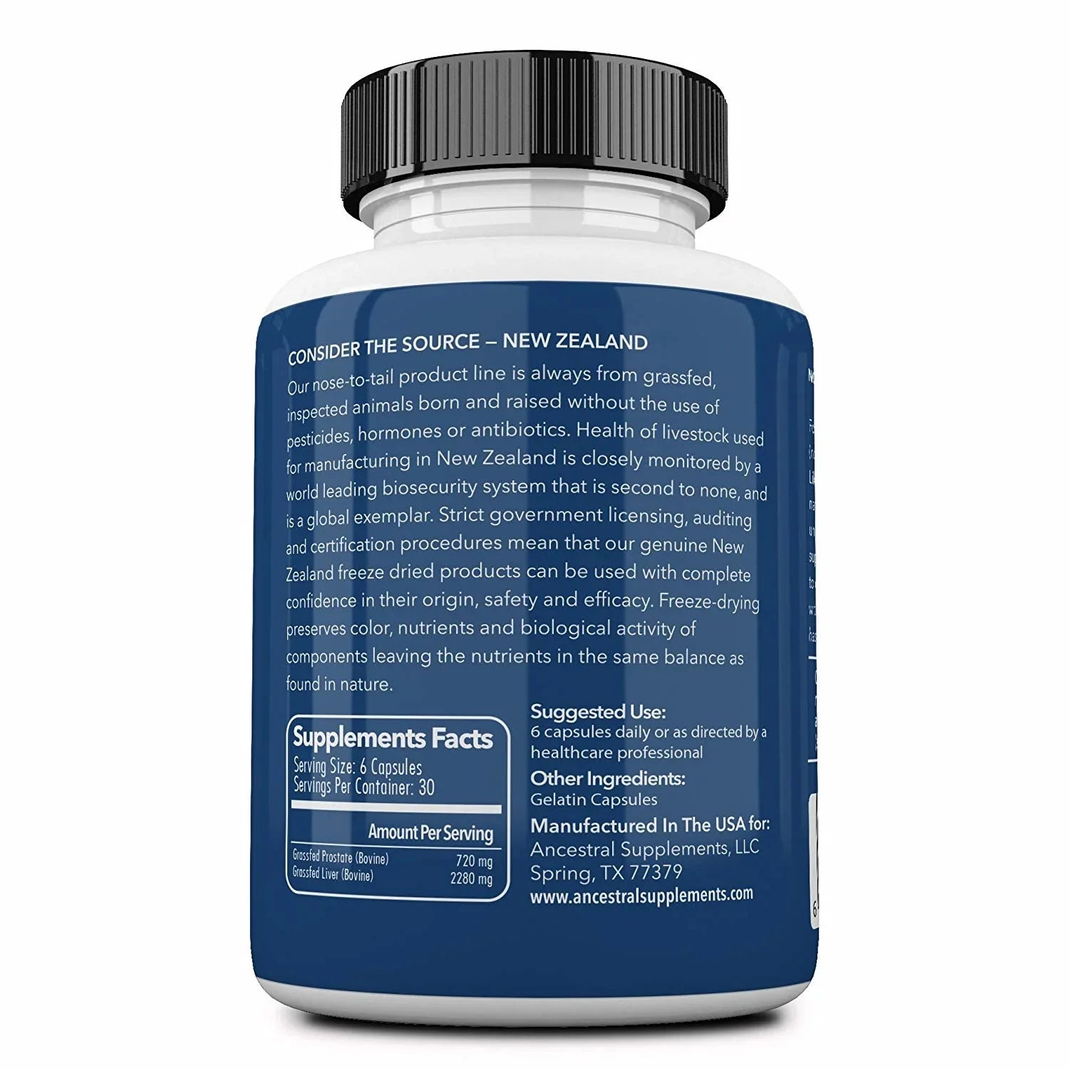 Runderprostaat - Grasgevoerd - 180 capsules - Ergomax