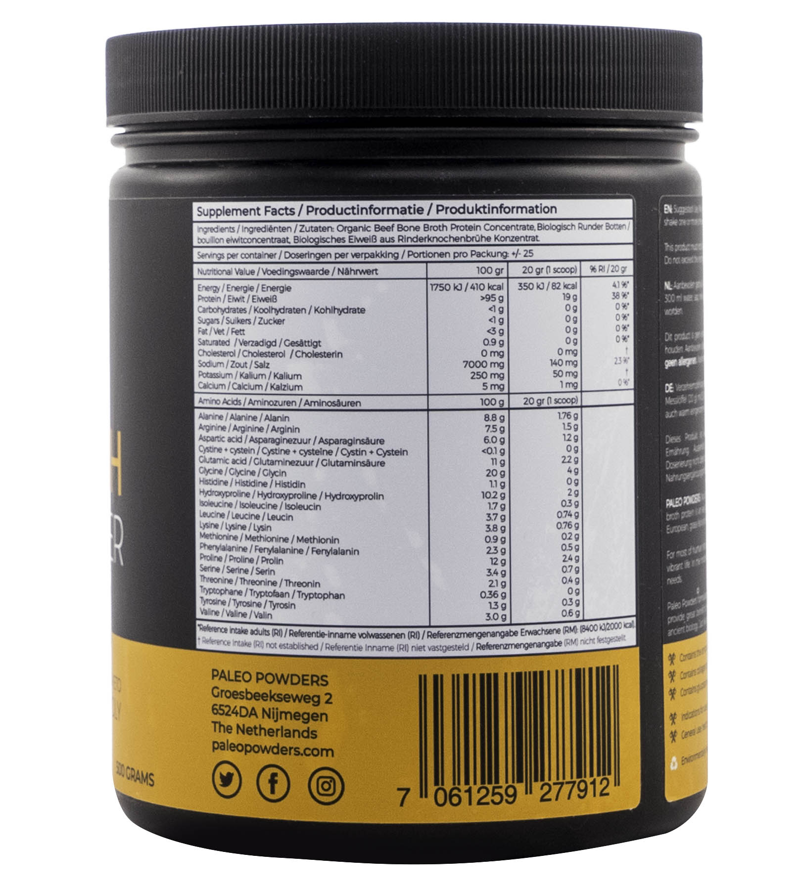 Bone Broth - Grass-Fed - 500 grams