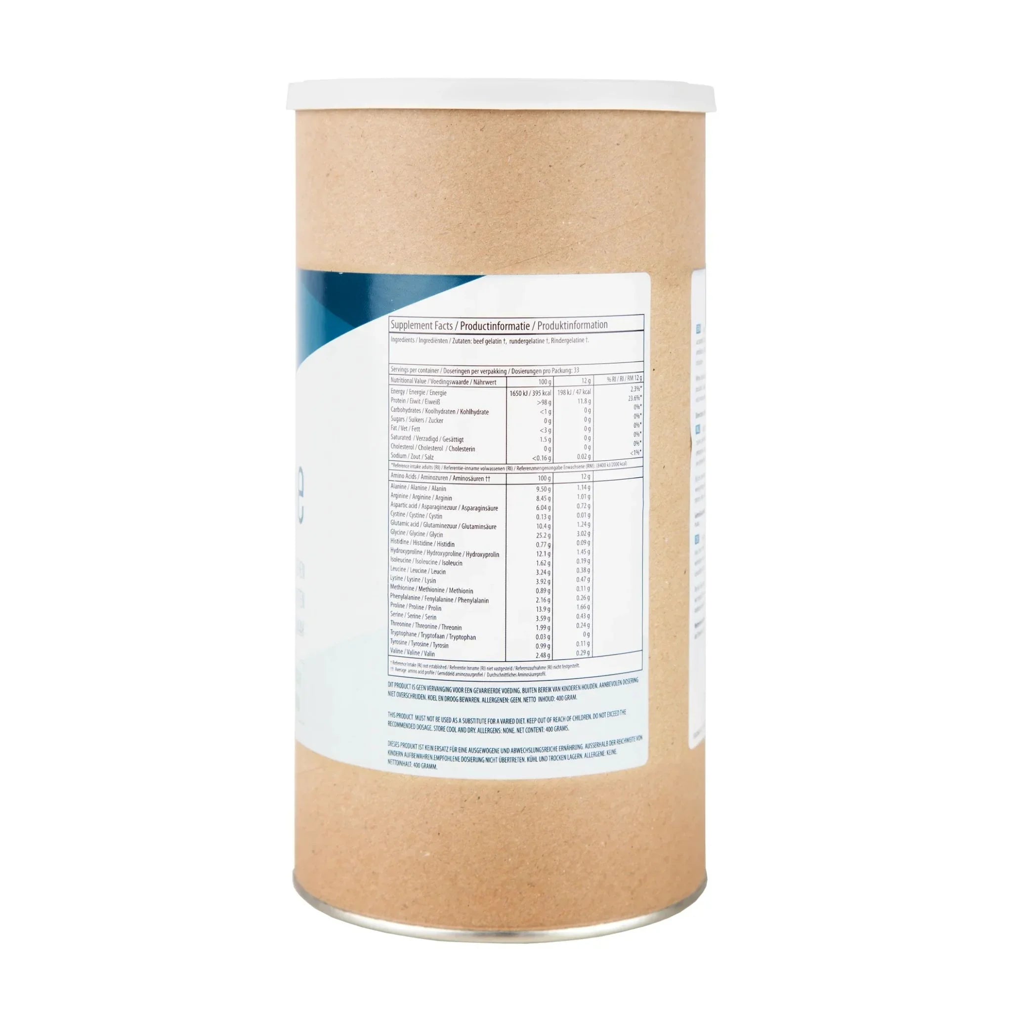 Rundergelatine (Grasgevoerde Europese runderen) - Ergomax