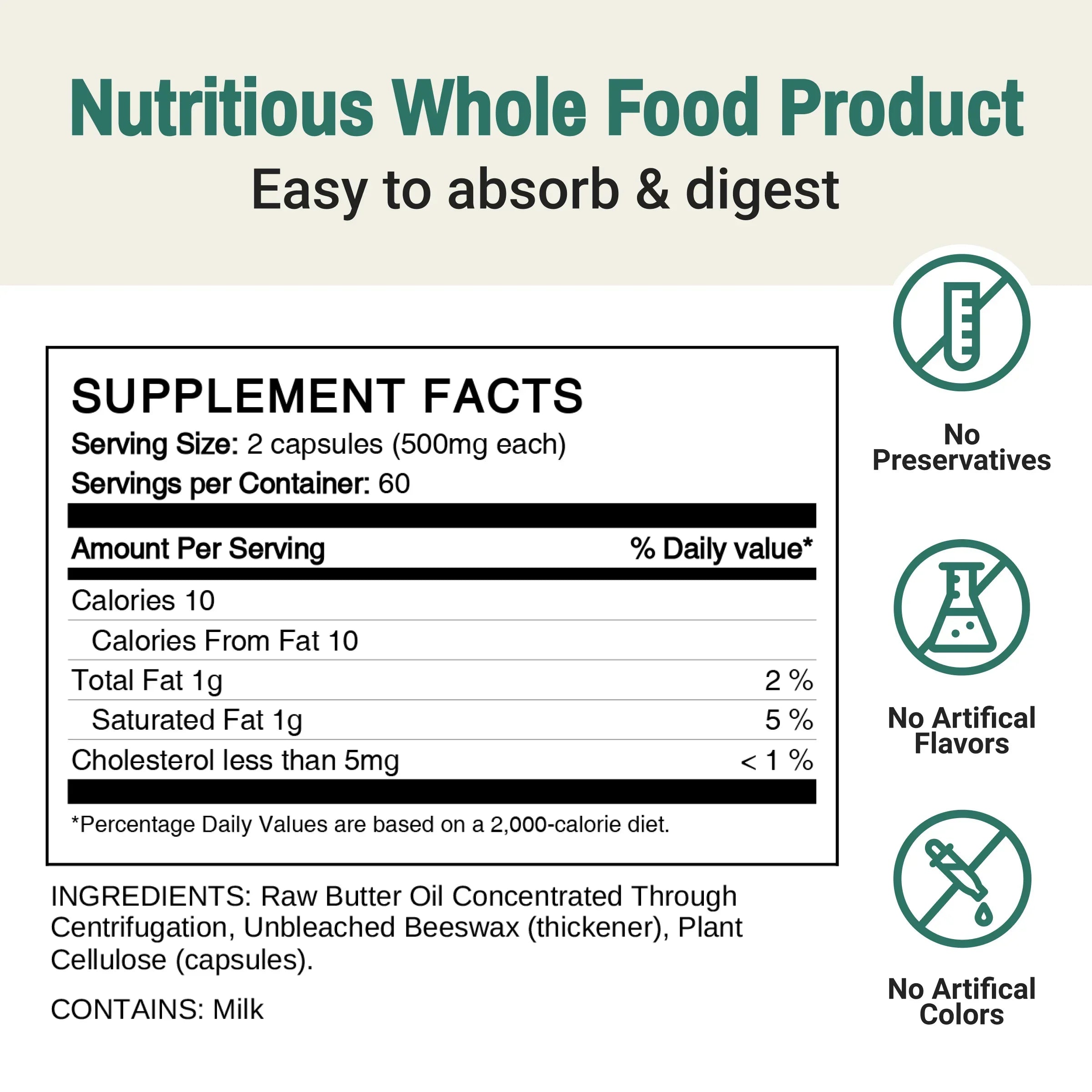 X-Factor Gold - High Vitamin Butter Oil - Capsules