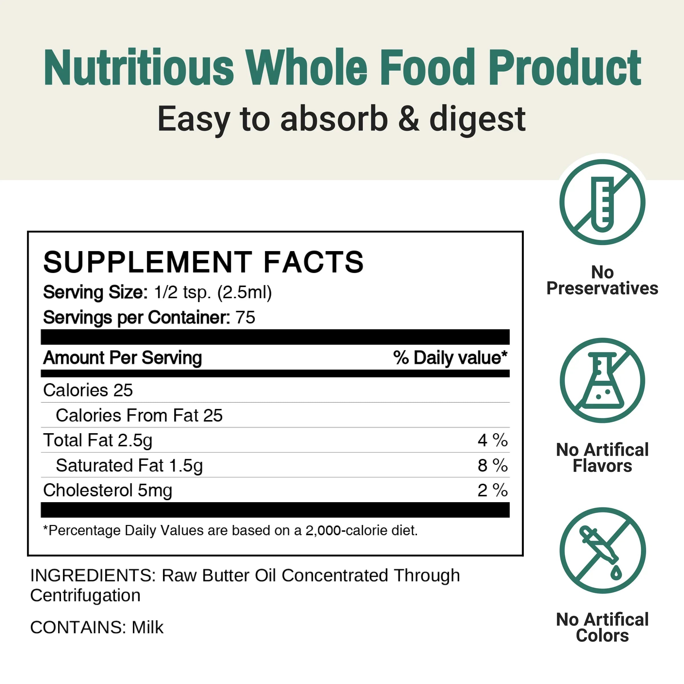 High Vitamin Butter Oil - X-Factor gold - Gel