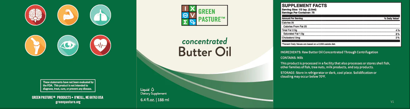 High Vitamin Butter Oil - X-Factor gold - Gel
