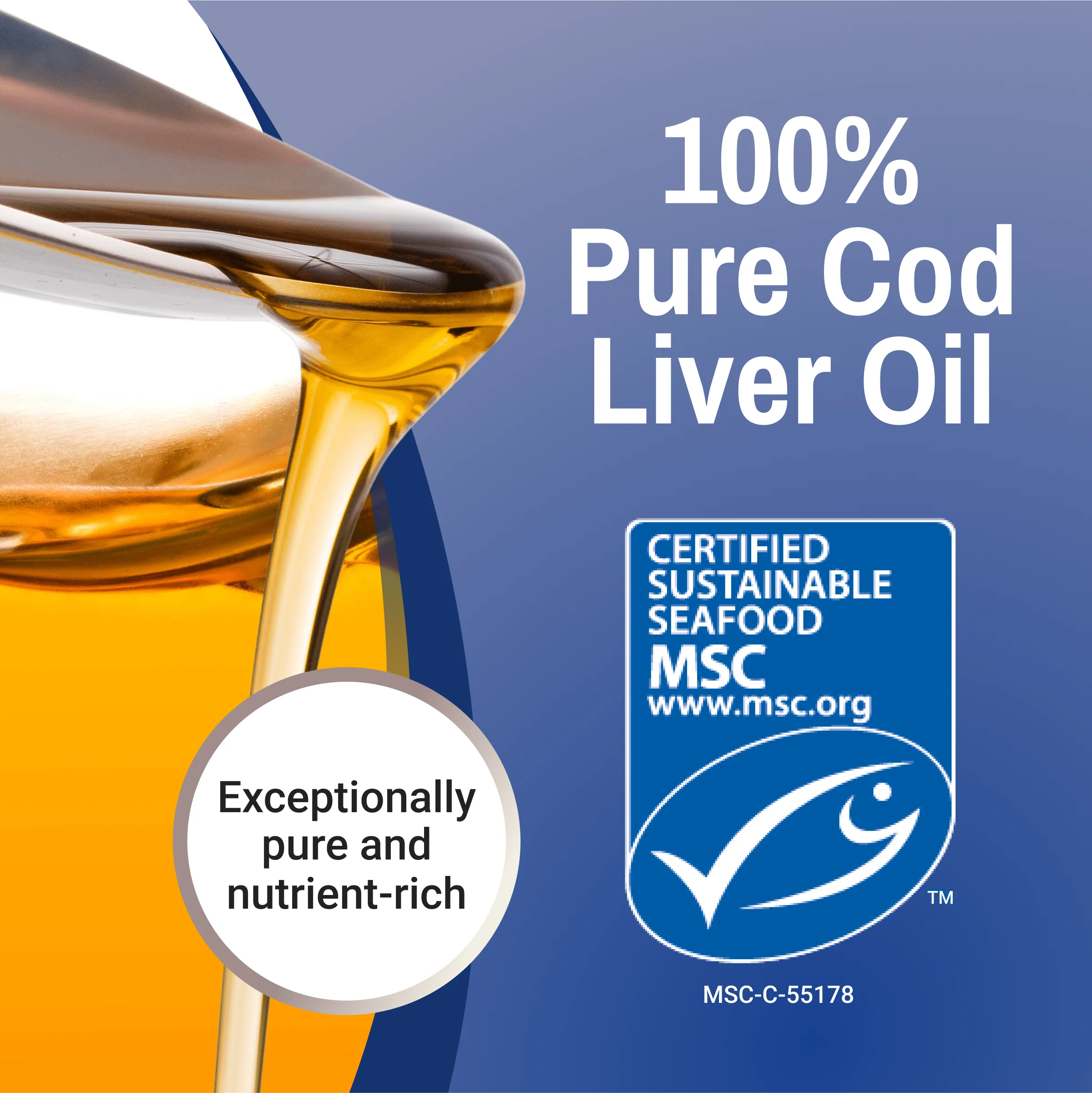 Liquid Fermented Cod Liver Oil - Oslo Orange