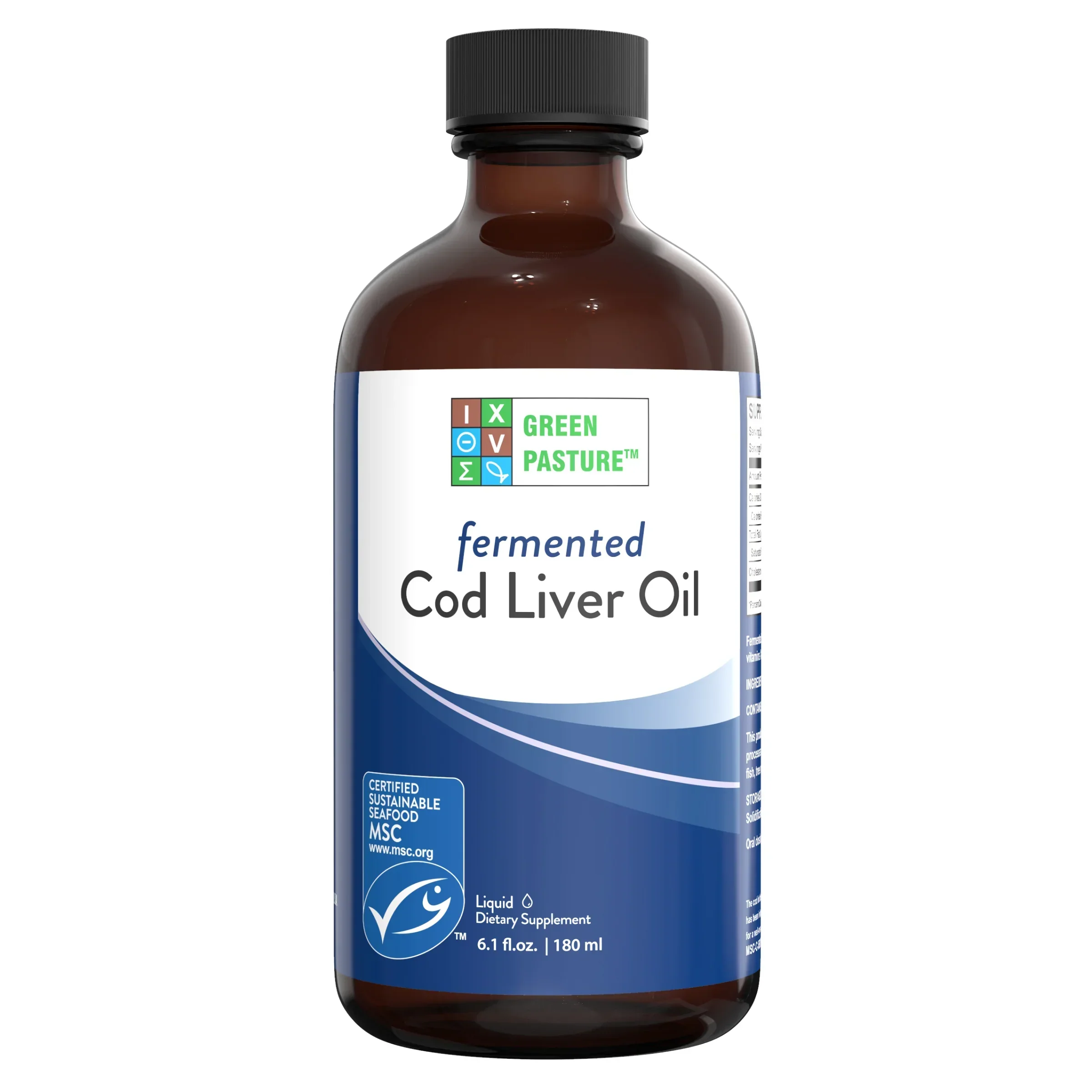 Liquid Fermented Cod Liver Oil - Unflavored