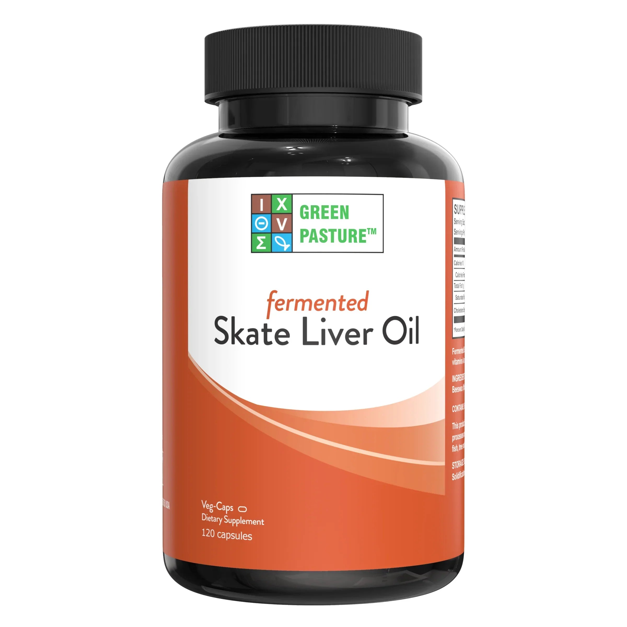 Fermented Skate Liver Oil - 120 Capsules