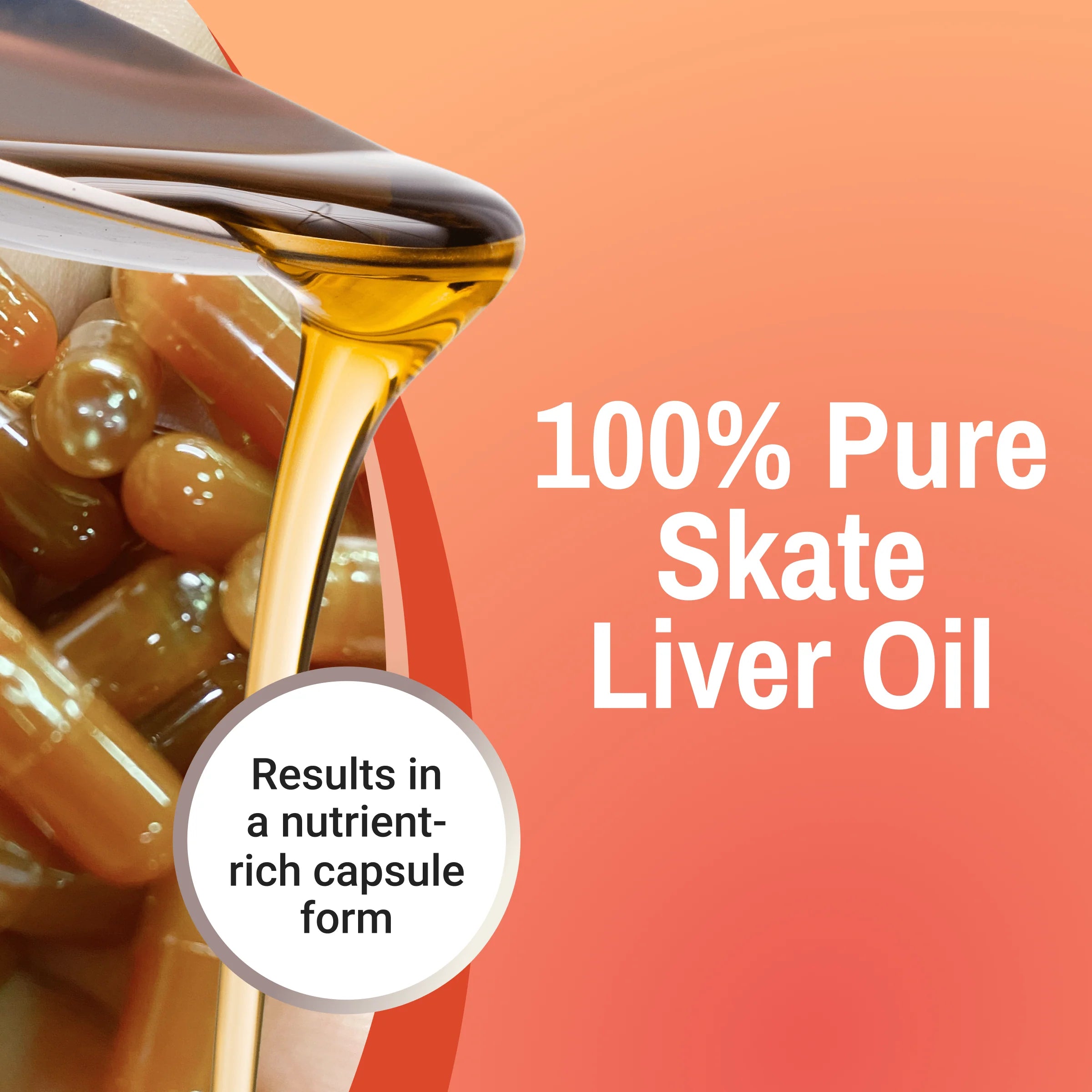 Fermented Skate Liver Oil - Capsules