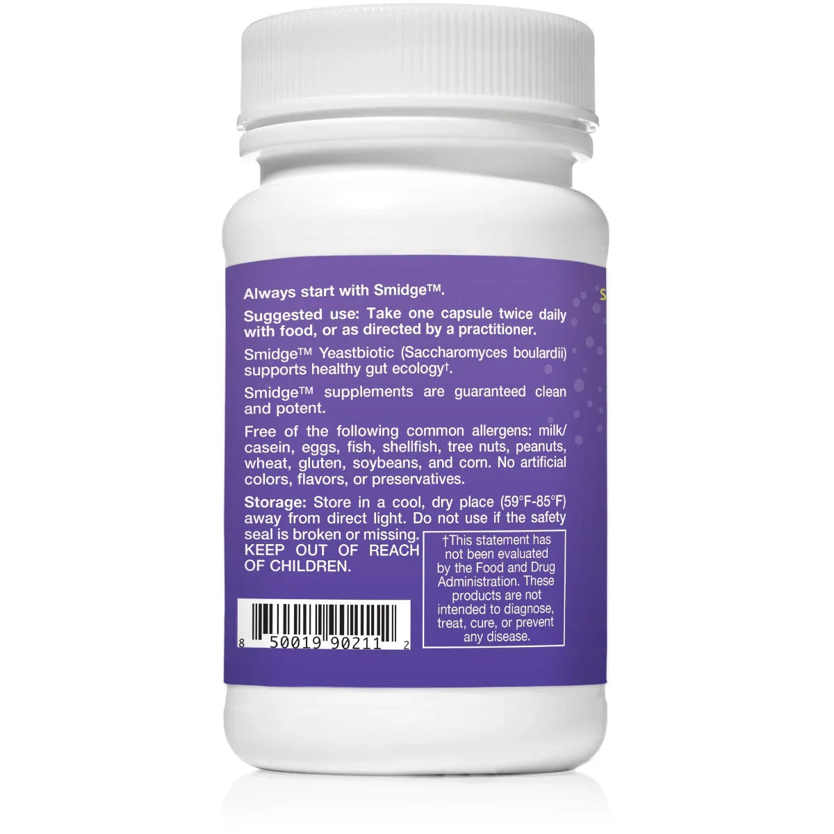 YeastBiotic™ - Probiotica Capsules - Smidge™ - Ergomax
