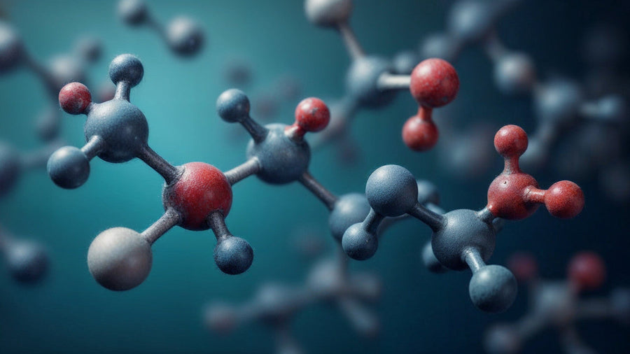 3D-weergave van een aminozuurmolecuul