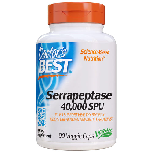Serrapeptase - 40,000 SPU - 90 capsules