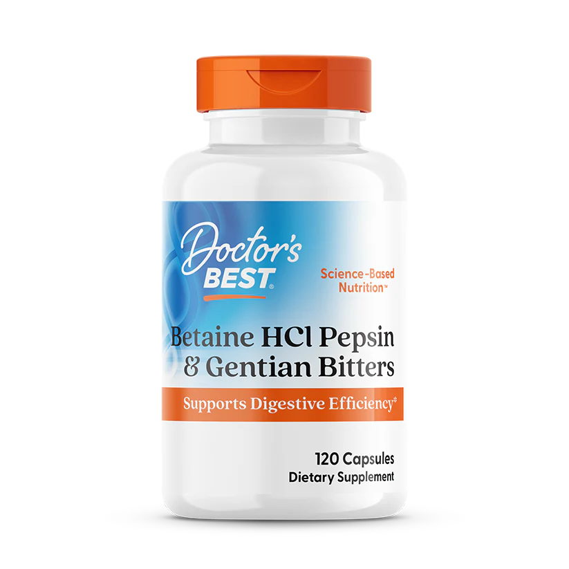 Betaine HCl Pepsin Gentian Bitters