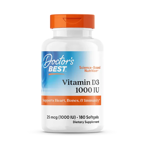 Vitamin D3 1000 IU - 180 softgels