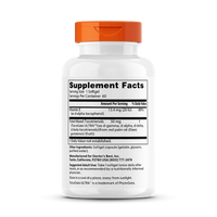 Etiket met productinformatie van vitamine E EVNol SupraBio