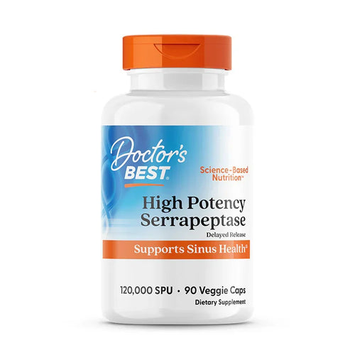 Serrapeptase - 120,000 SPU - 90 capsules
