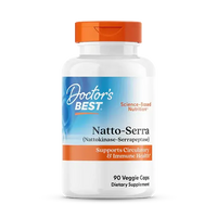 Natto-Serra - 90 capsules bottle from Doctor's Best, a dietary supplement for circulatory and immune health.