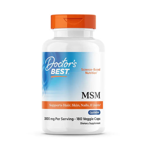 MSM - Organic Sulfur - OptiMSM® - 180 capsules