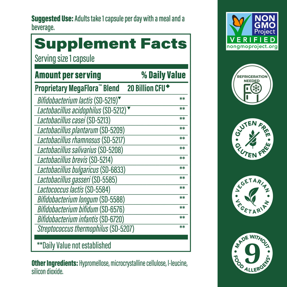 Probiotics - Megaflora® - 20 billion units