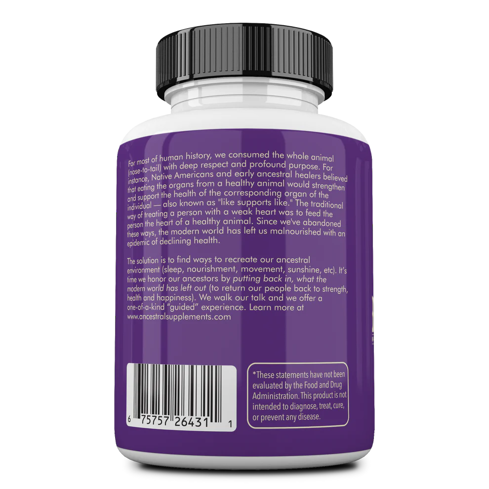 Grass-Fed Bovine Brain - 180 capsules