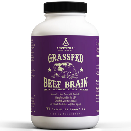 Grass-Fed Bovine Brain - 180 capsules
