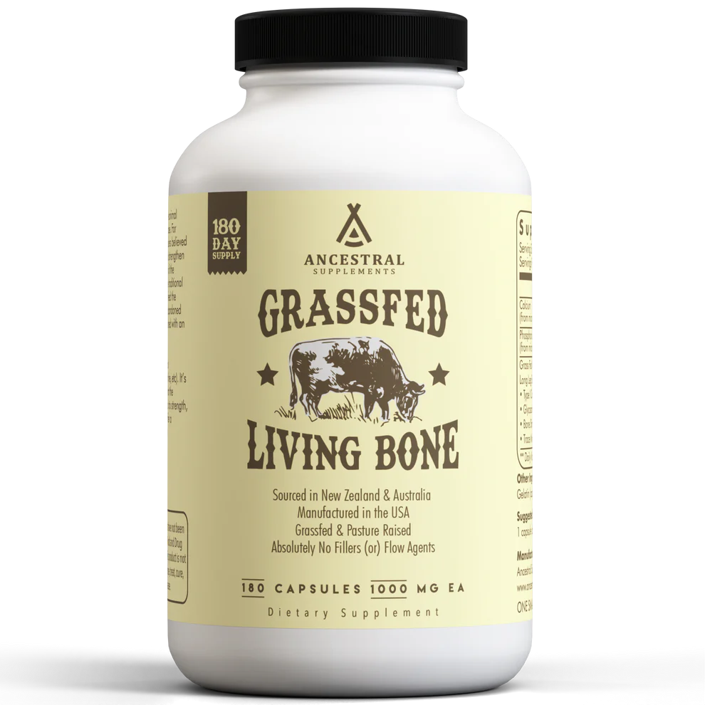 Living Bone - Grass-fed - 180 capsules