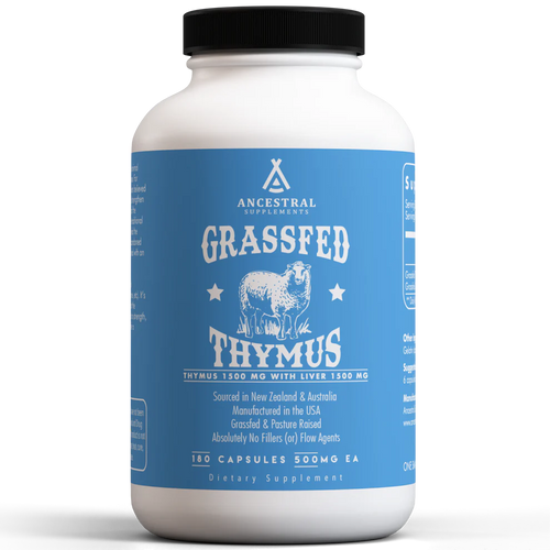 Grass-Fed Sheep Thymus - 180 capsules