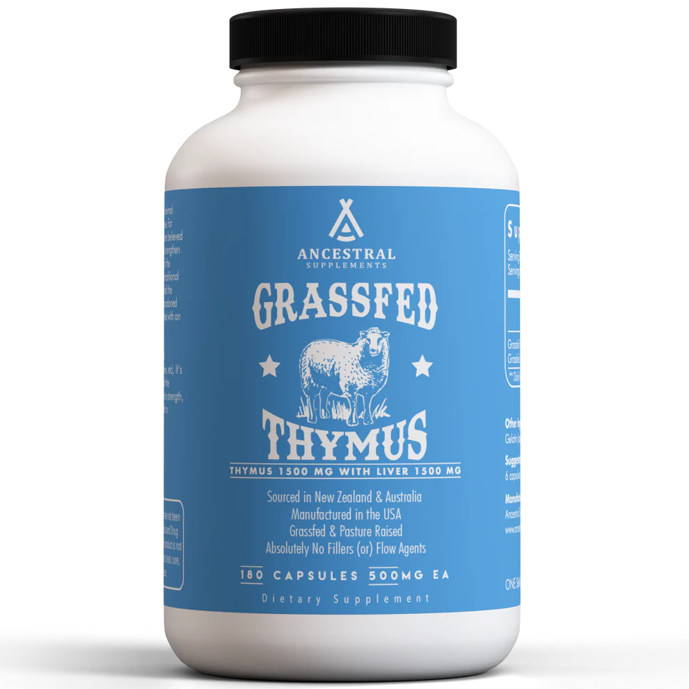 Grass-Fed Sheep Thymus - 180 capsules