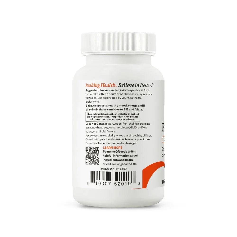 B-Minus B-complex capsules – pack of 100 capsules