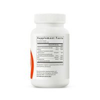 Label with nutrition table for B-Minus B-complex capsules